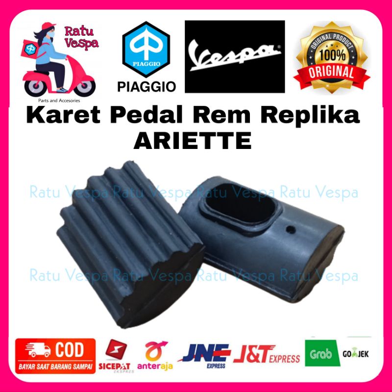 Karet Pedal Rem Replika ARIETTE Vespa PX PS Exclusive Spartan Excel