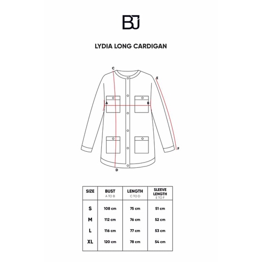 LYDIA LONG CARDIGAN - BENANG JARUM