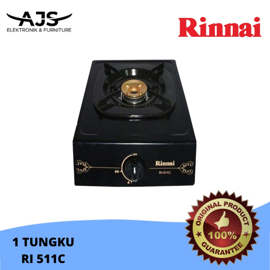 KOMPOR RINNAI 1 TUNGKU RI 511C KOMPOR GAS RI-511C