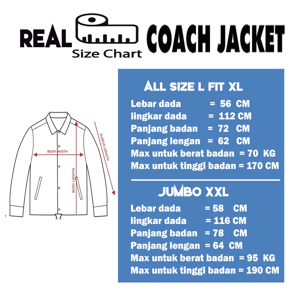 COACH JAKET PRIA ELEGAN KEKINIAN GAYA REMAJA BAHAN PREMIUM KUALITAS DISTRO ERIGO