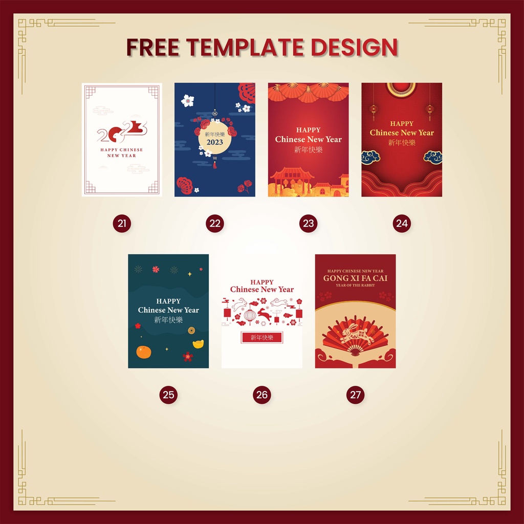 Amplop Imlek | Amplop Angpao | Amplop Hadiah | Amplop Angpau Rabbit Kelinci Imlek 2023 | Tahun Kelinci | Rabbit Year