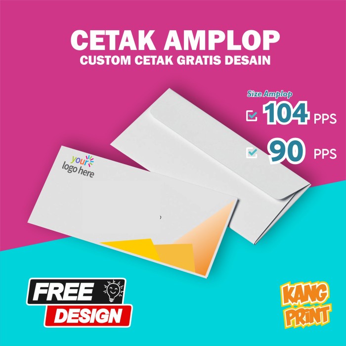 

Alp Cetak Amplop Putih Custom Design