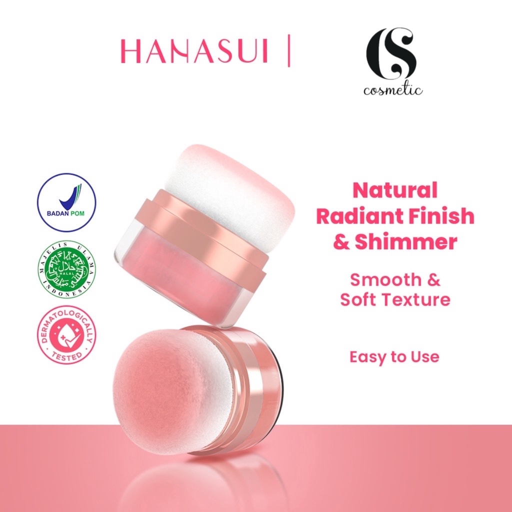 Hanasui Perfect Cheek Blush &amp; Go Powder 2.5Gr (NEW)