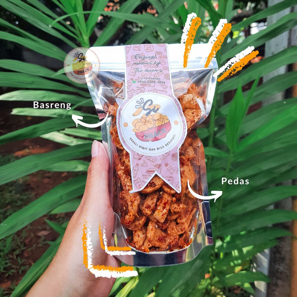 

BASRENG PEDAS DAUN JERUK ISI 130 GRAM BASO GORENG KRIUK RENYAH ORGINIAL BUMBU BERLIMPAH