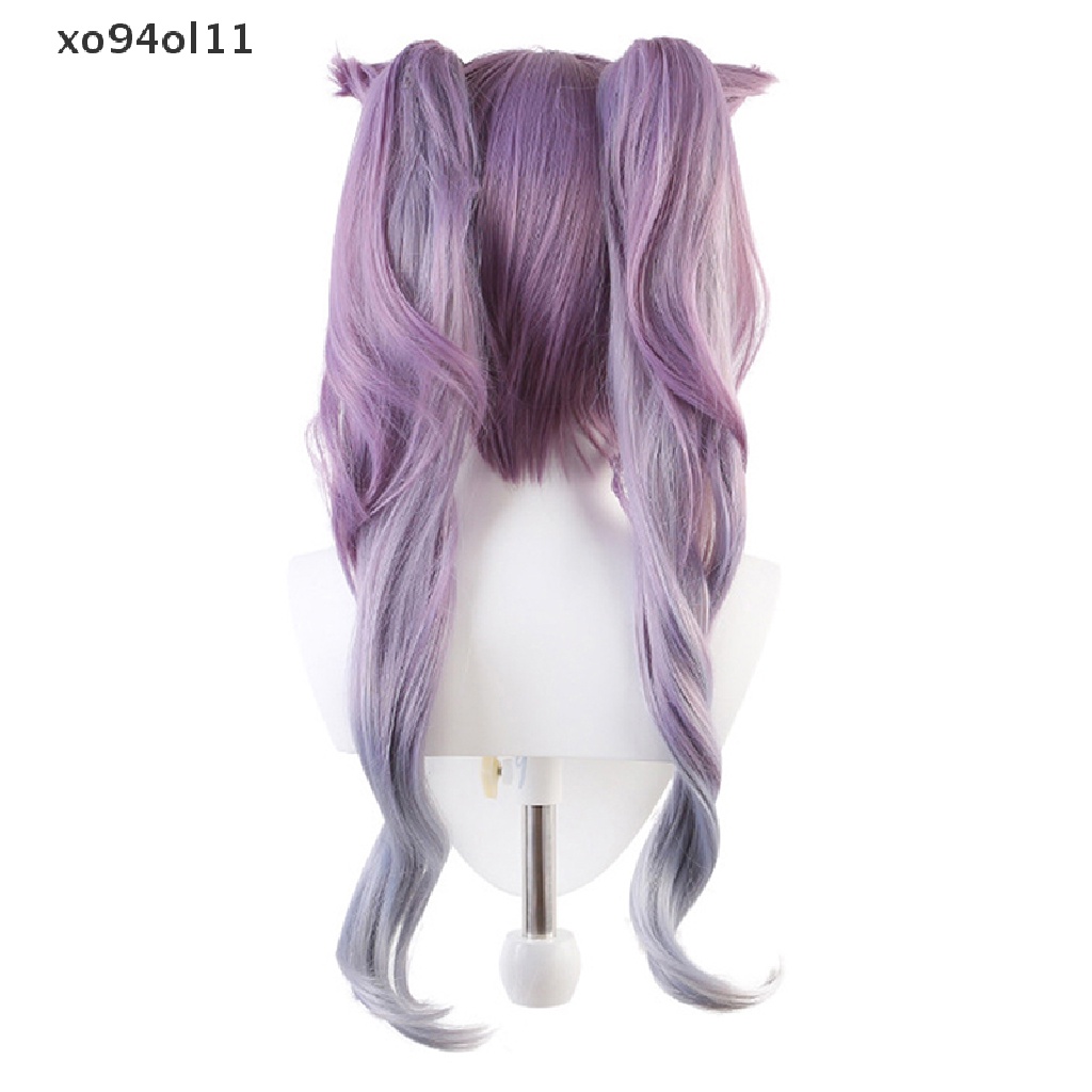 Wig Rambut Sintetis Cosplay XO Game Genshin Impact Venti Keqing Barbara OL