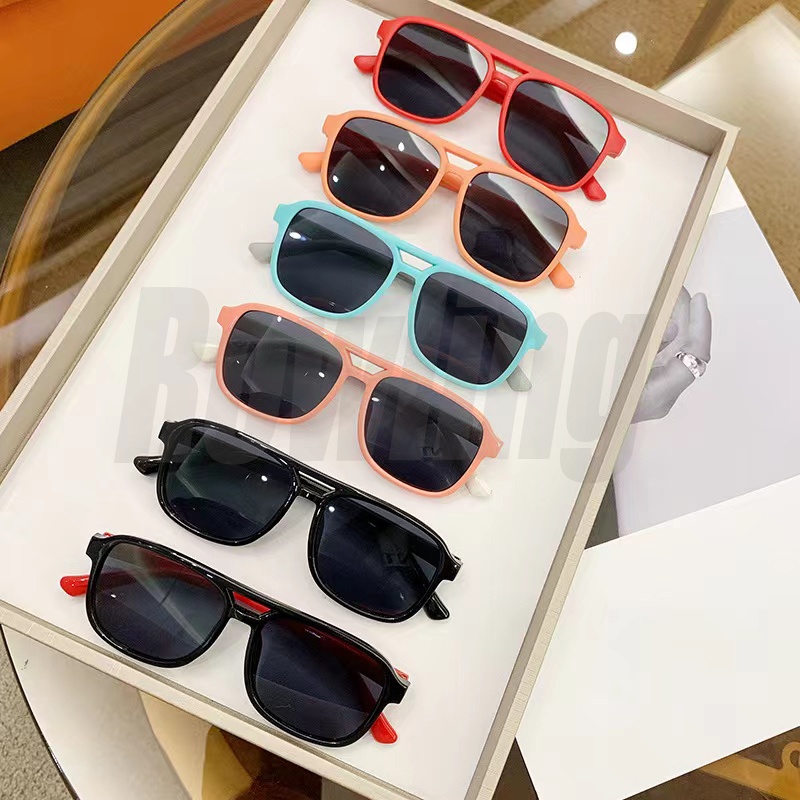 Rowling (Ka-316) Kacamata Hitam Gaya Kotak Anak-anak Sunglasses Fashion Sunglasses Kacamata Fashion