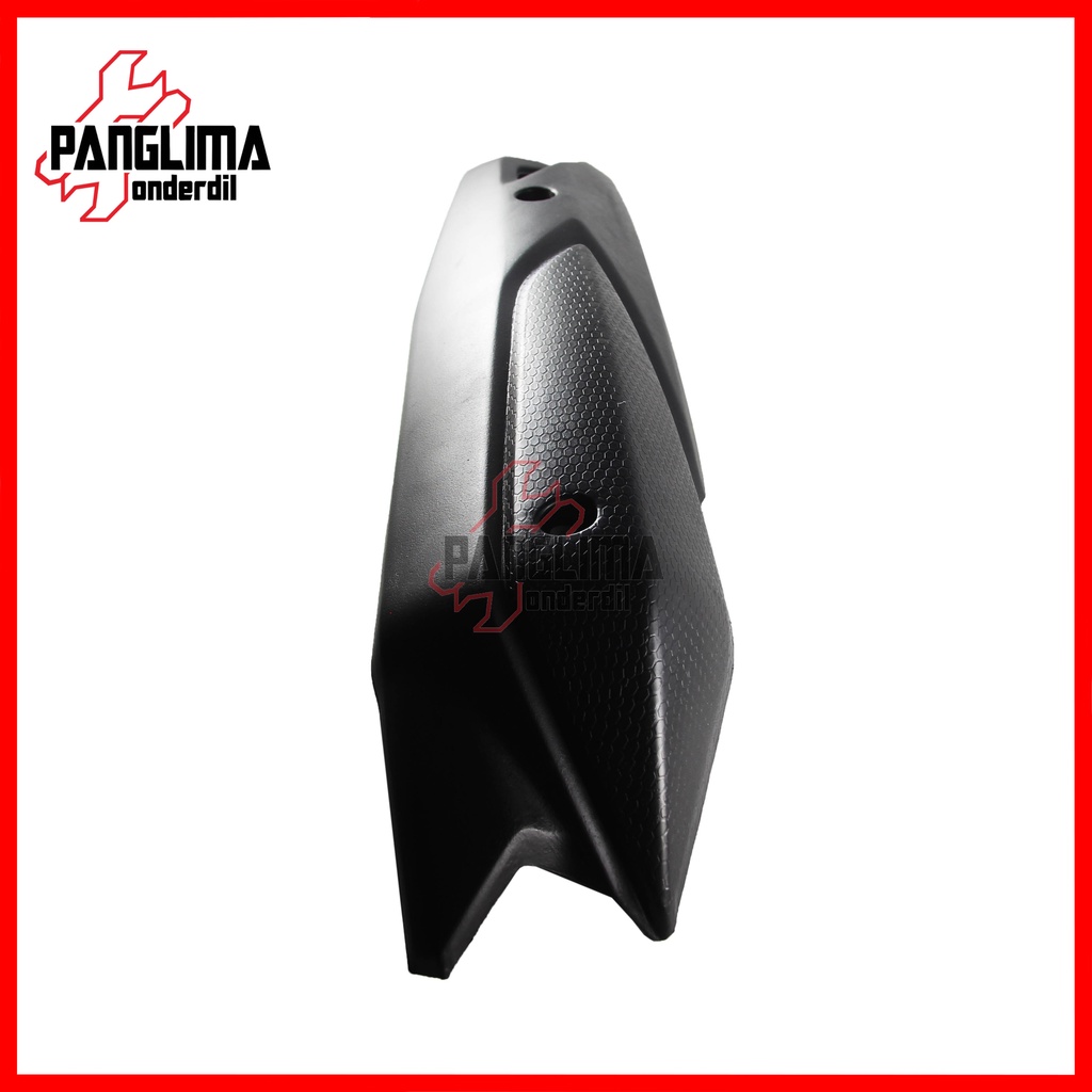 Pelindung Knalpot Yamaha Aerox 155 &amp; Aerox 155 Movistar &amp; Lexi &amp; Lexi S &amp; Lexi S ABS Hitam Cover Tutup Penutup Tameng Kenalpot Muffler Exhaust