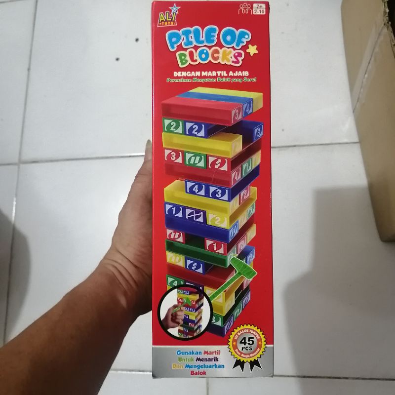 PROMO COD MAINAN PILE OF BLOCKS - STACKO
