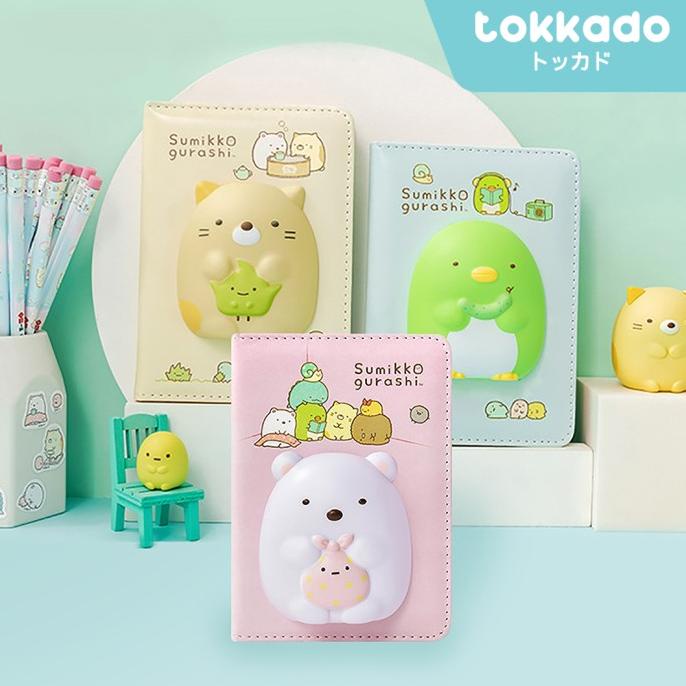 

TOKKADO Sumikko Gurashi Squishy Notebook Original Buku Agenda Lucu