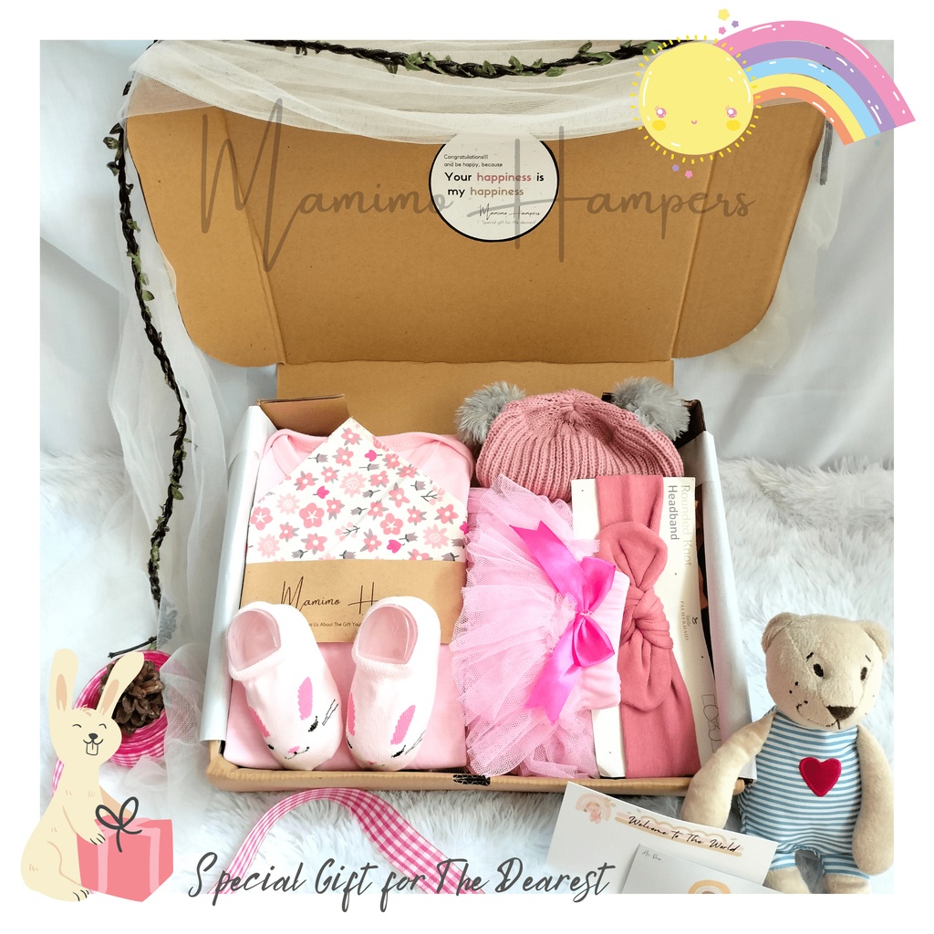 Hampers Baby Premium Series Rok Tutu | Newborn Gift Set | Kado bayi - By Mamimohampers