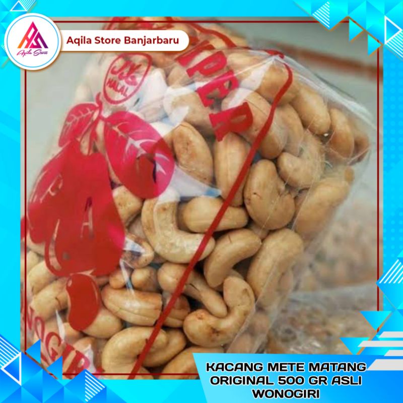 

Kacang Mete Goreng Original 500 Gr Asli Wonogiri / Kacang Mente Matang 500 Gr / Kacang Mete Mentah 500 Gr Original / Kacang Mente Mentah Asli Wonogiri
