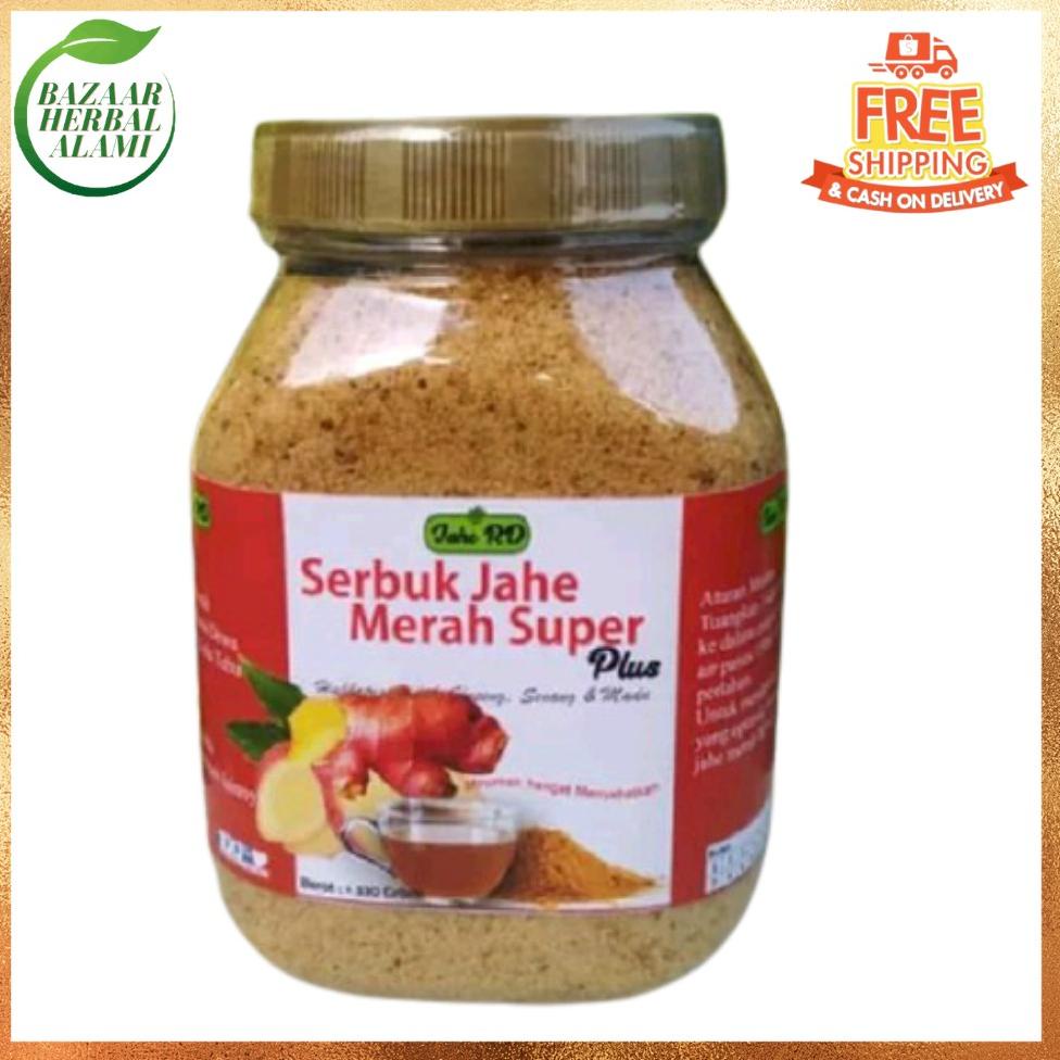 

[COD GHW] Serbuk Instan Jahe Merah RD plus Habbatussauda 330 gram kemasan Toples 919