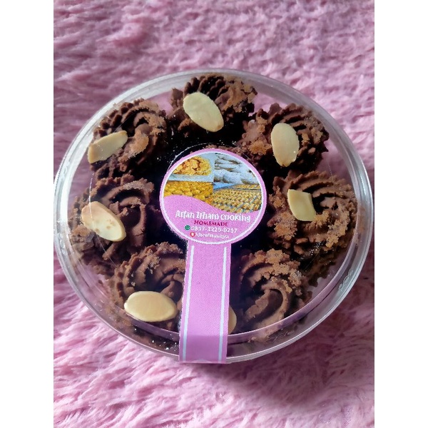 

kuker almond coklat 250 gram