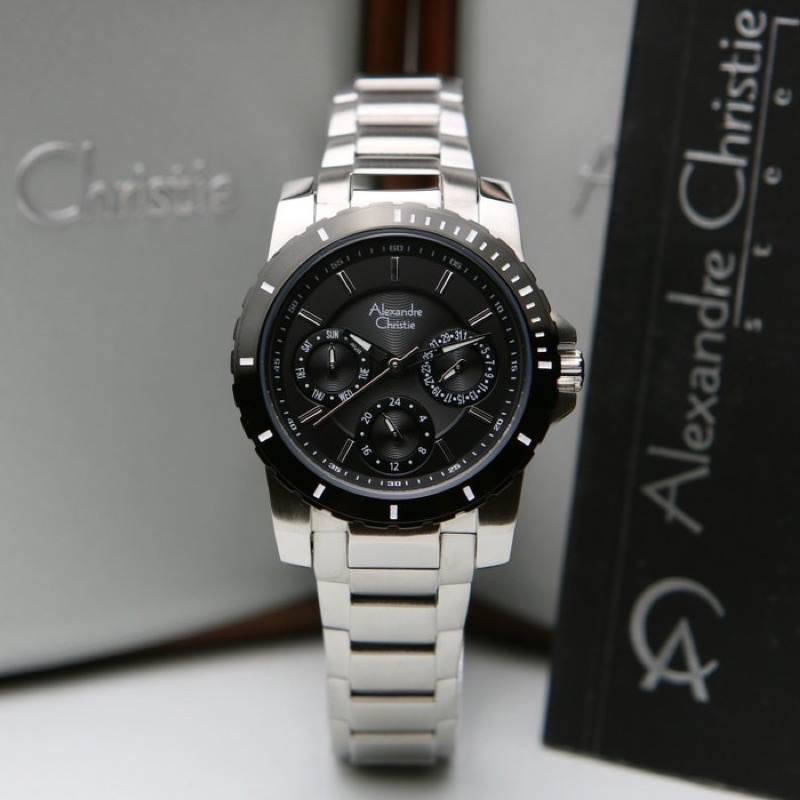 Jam tangan Alexandre Christie wanita  Ac 6141 chrono aktif