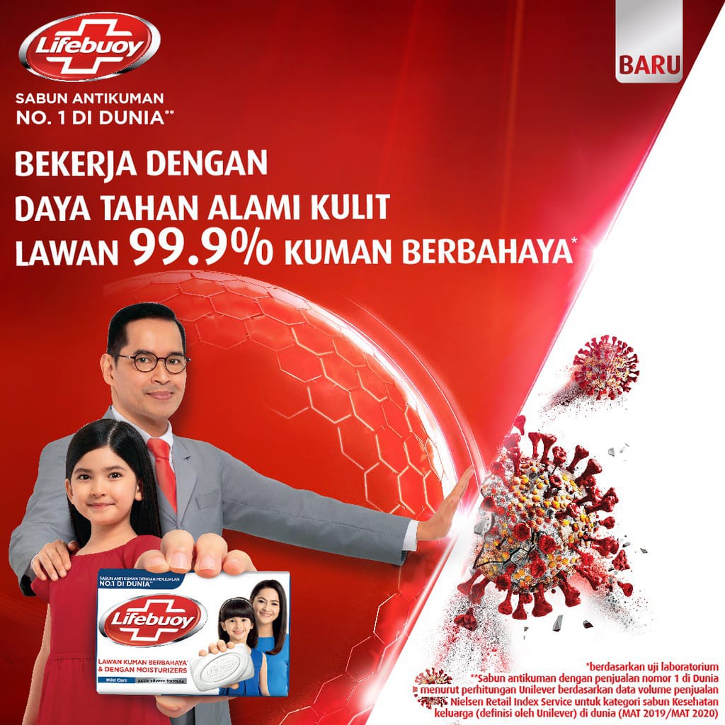 Lifebuoy Sabun Mandi Batang 70gr Arjuna Unilever