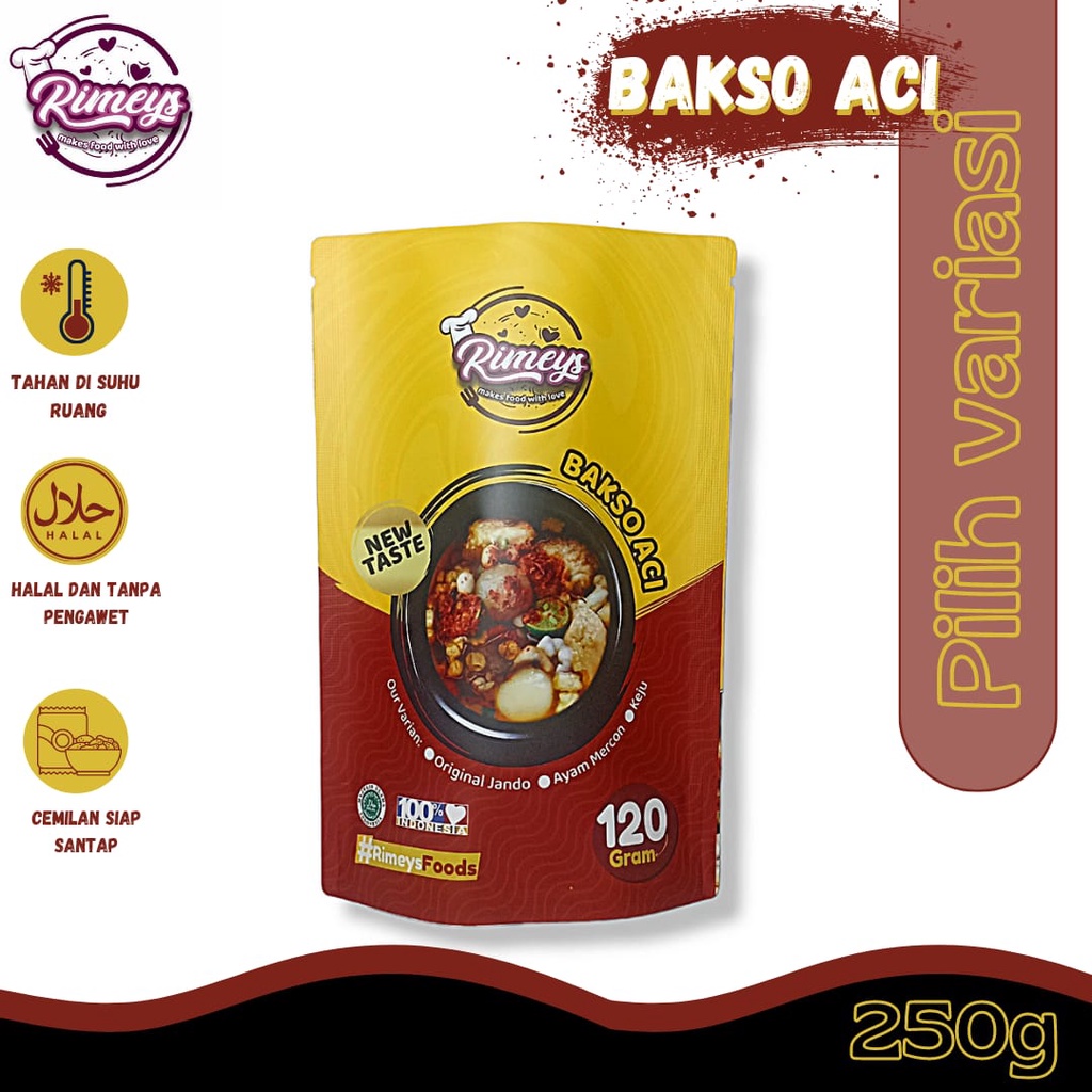 Suplier makanan khas bandung, Baso aci