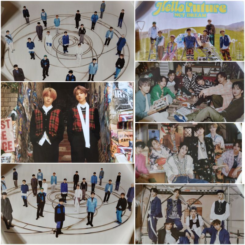 ROLLED POSTER OFFICIAL NCT 2021 DREAM UNIVERSE HOT SAUCE HELLO FUTURE