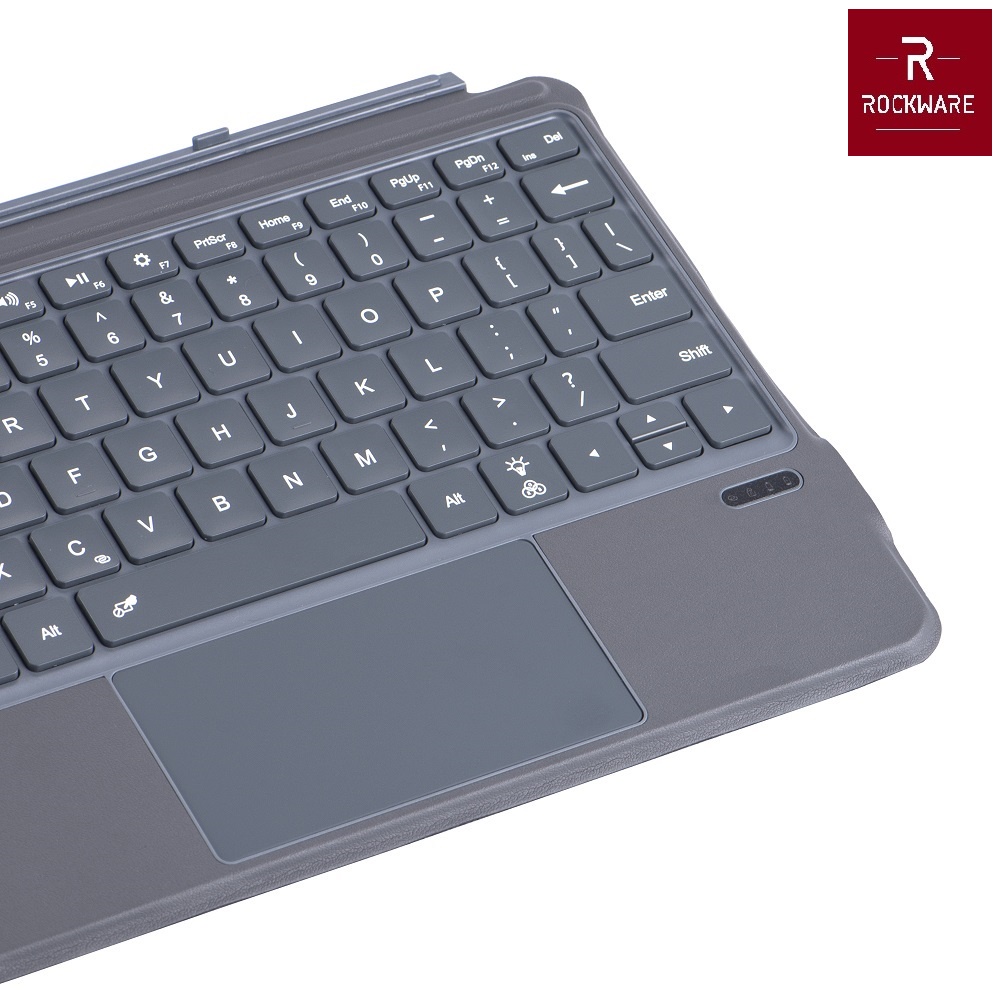 ROCKWARE RW-2087D - Bluetooth Backlight Keyboard for Surface Go 1-2-3