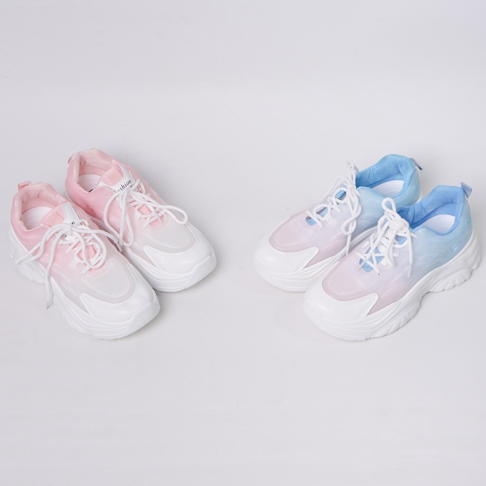 SARASARA YUK - Dunkenstock QUEEN Sepatu Wanita Sneakers Tinggi 6cm Size 36 - 40 Bahan Canvas Rubber Premium Karet Tidak Licin Sneaker Sport Belleza Casual Warna Putih Pink Polos 5cm Kekinian Korea Style Korea Terbaru Shoes  Original Mall Official Store 1