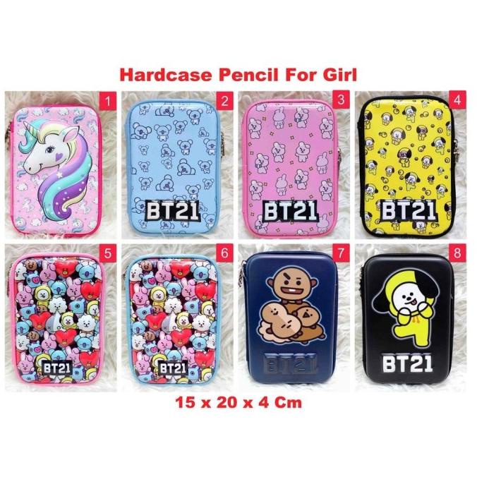 

TERBARU TEMPAT PENSIL ANAK UNICORN BT21 KOYA COOKY CHIMMY / HARDCASE UH654OIK