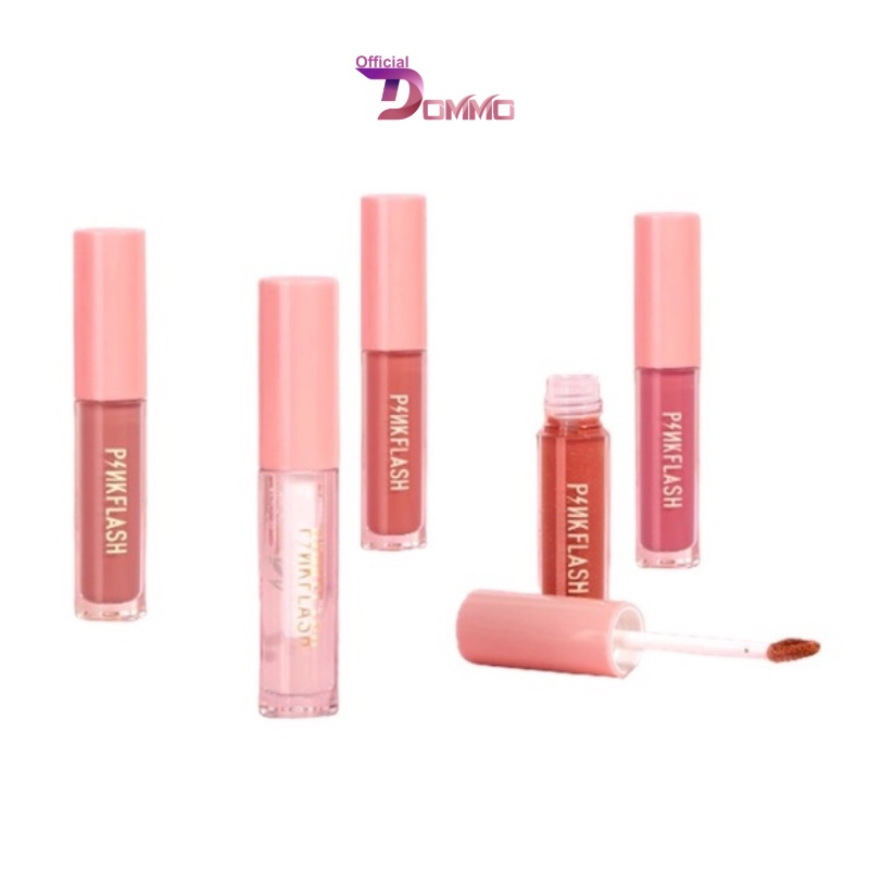 DOMMO - D8096 PINKFLASH L02 Lasting Glossy LipGloss