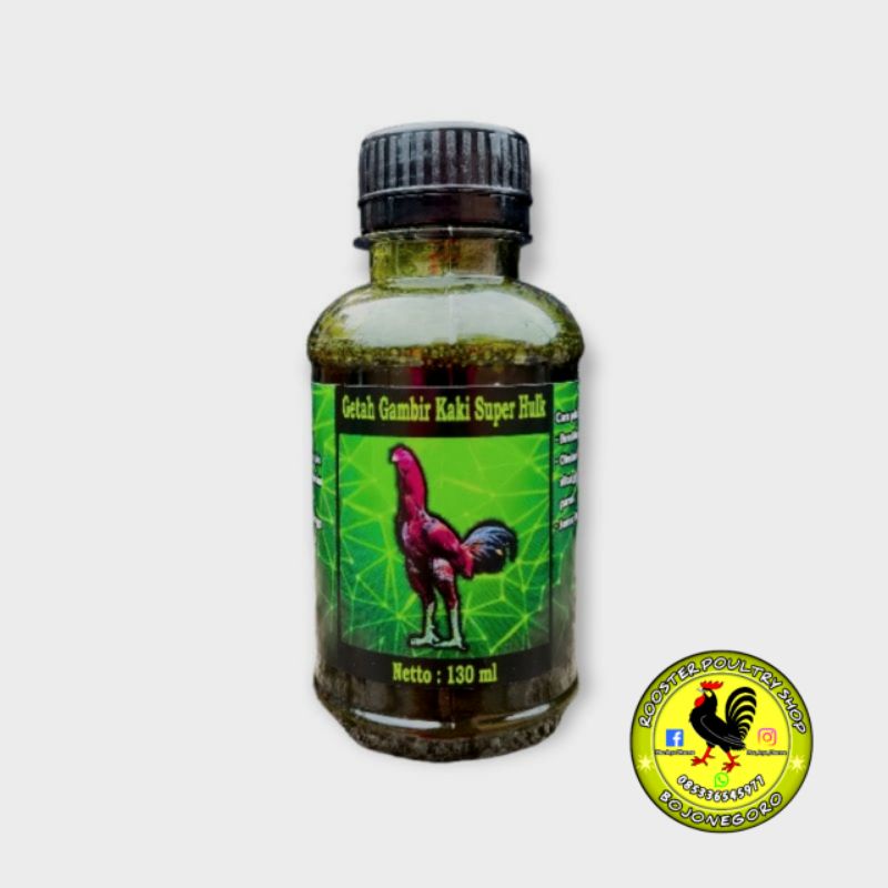 GETAH GAMBIR HIJAU SUPER HULK (gratis sikat)