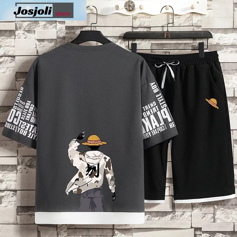 JOSJOLI_STORE/Stelan Neverulas/Satu Stel Atasan dan Bawahan Pria Dewasa/L XL