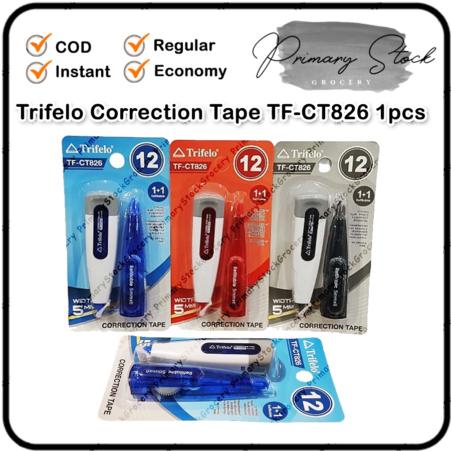 

Correction Tape Lucu Tipex Roll Murah Fancy Trifelo CT 826 Refill