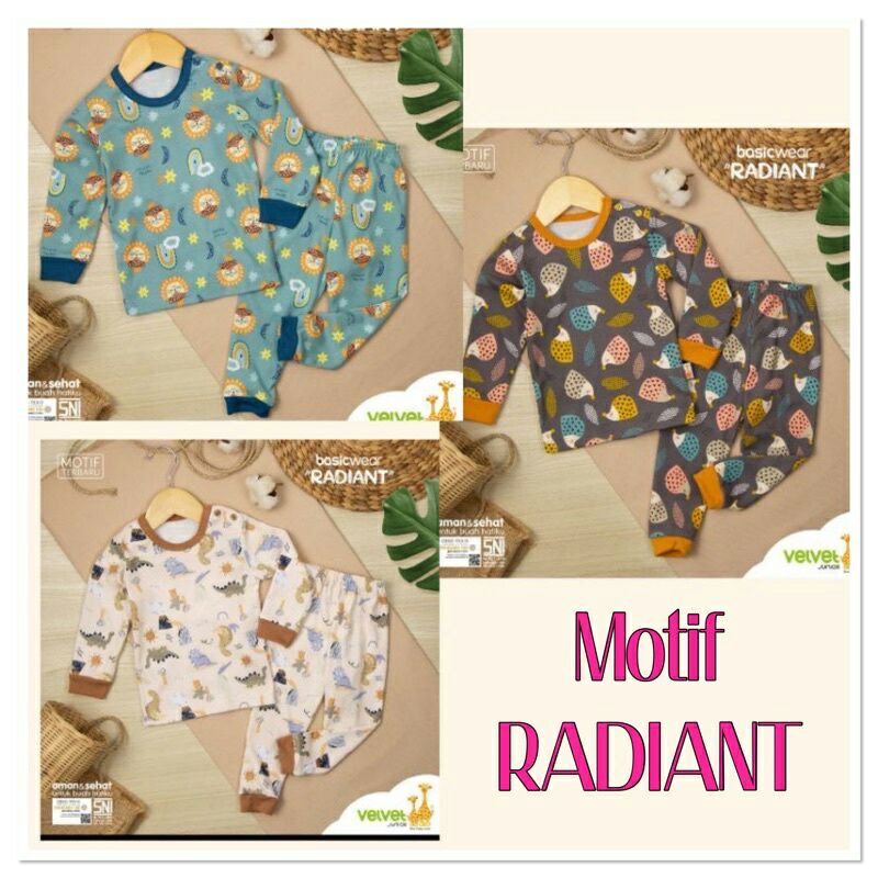 Velvet Junior Setelan Piyama BasicWear Radiant/promo