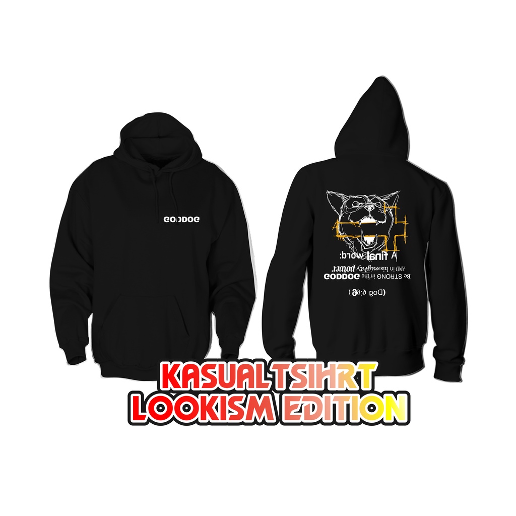 JAKET SWEATER HOODIE GODDOG LOOKISM UNISEX