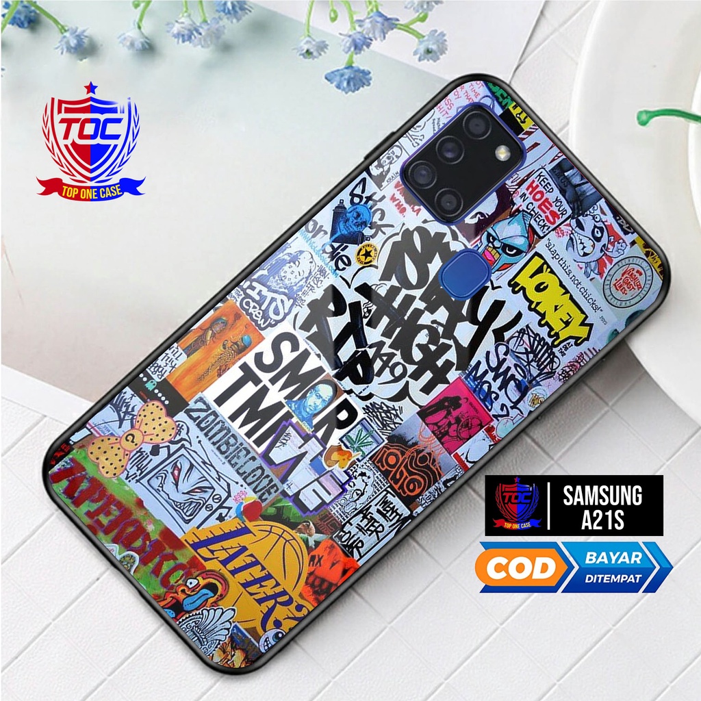 Case SAMSUNG A21S -Casing SAMSUNG A21S Terbaru Top One Case [ GRAFITTY ]Casing Hp SAMSUNG A21S - kes