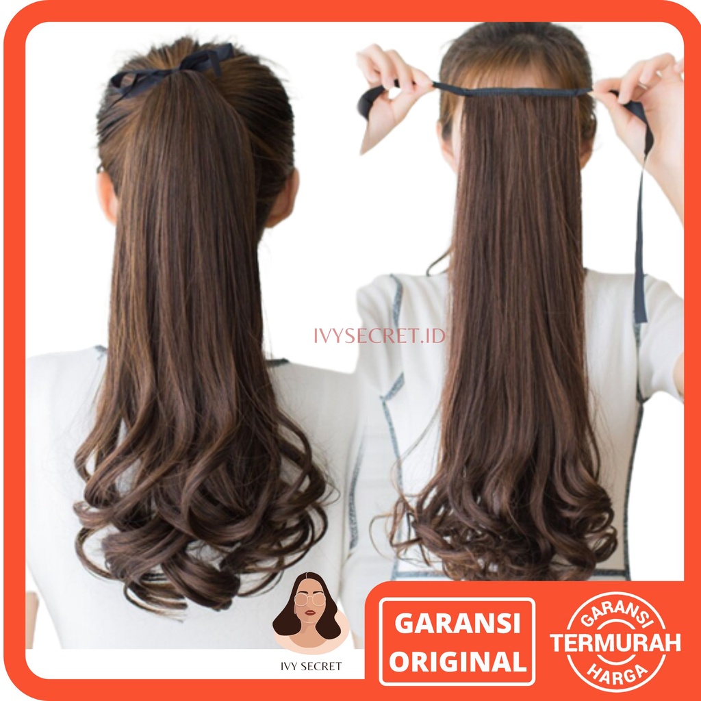 Hair Clip Ponytail Hair Extension Rambut Palsu Wanita Wig Ponytail Hair Extension Clip Wig Rambut Hairclip Ponytail Wik Rambut Wanita