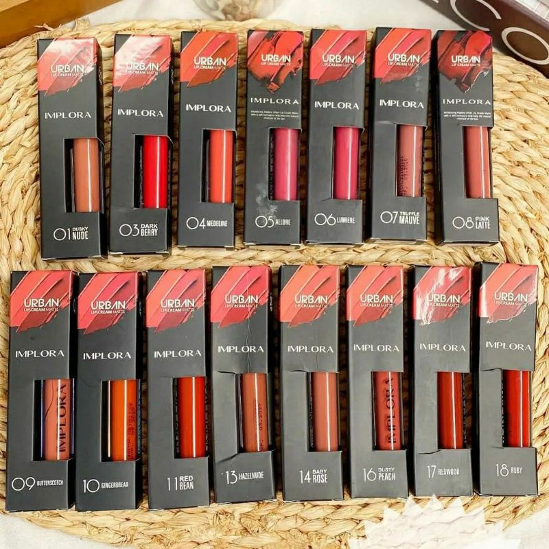 Lipcream Implora Urban Implora matte lipstik matte