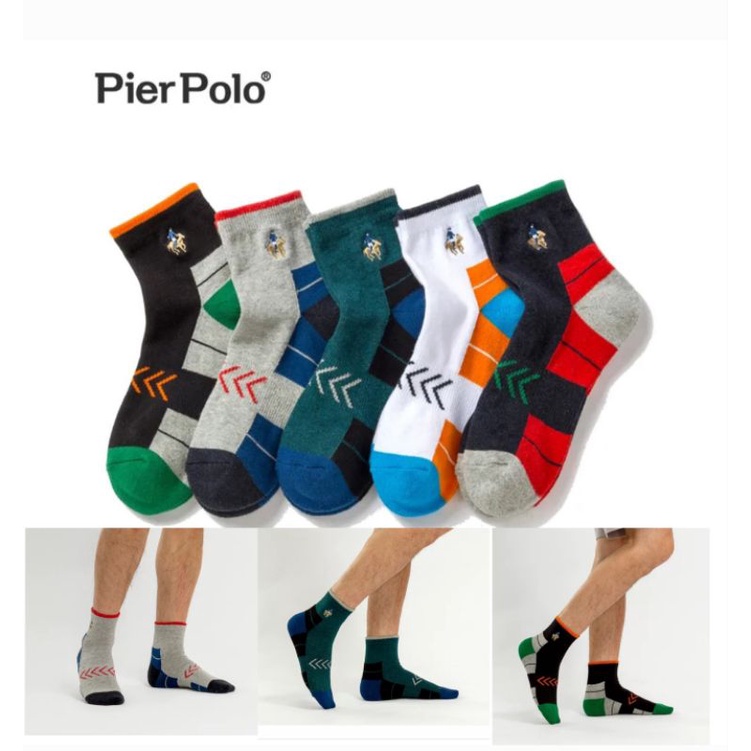 Pier Polo Kaos Kaki Premium Pierpolo Socks Kaus Kaki pendek hidden M2172