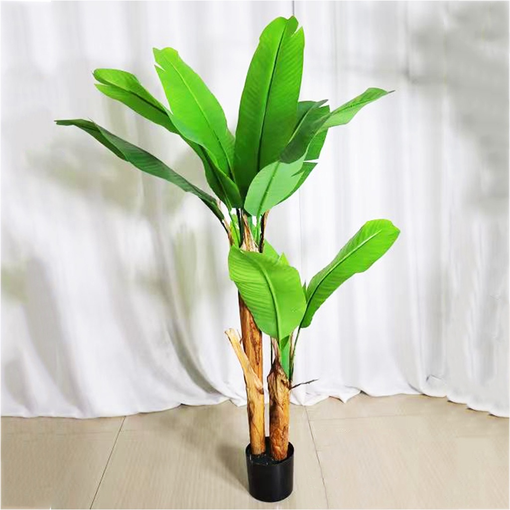 Pohon Hias Plastik Artificial Large Banana Tree Tanaman Jumbo Hiasan Sudut Rumah Taman Aesthetic Azgalery PBP130