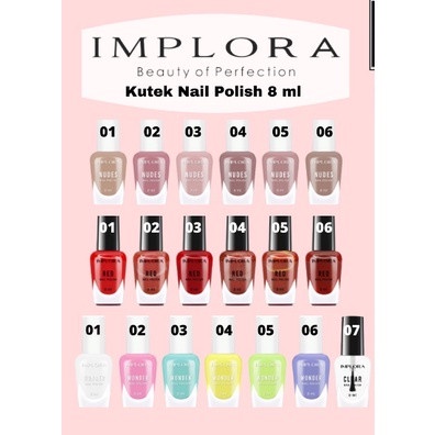 𝐑𝐀𝐃𝐘𝐒𝐀 - Implora Nail Polish Kutex Kutek