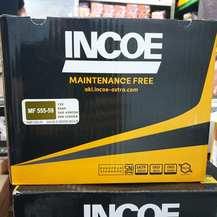 Aki Mobil Kering INCOE MF ASTRA 55559 55AH