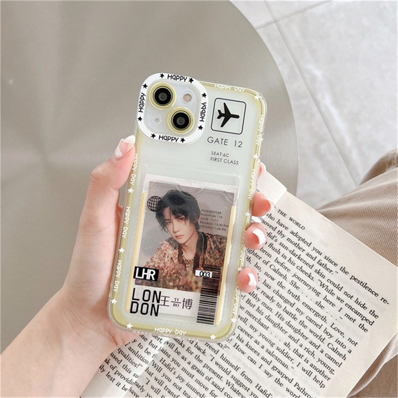 Luxury Silicone Shockproof Phone Case for iPhone 14 13 12 11 Pro Max SE 2020 XR Xs Max iPhone 7 Plus 8 Plus 6 6s Plus Holder Card Case Frame Anti Slip Soft TPU Silicone Phone Case Back Cover