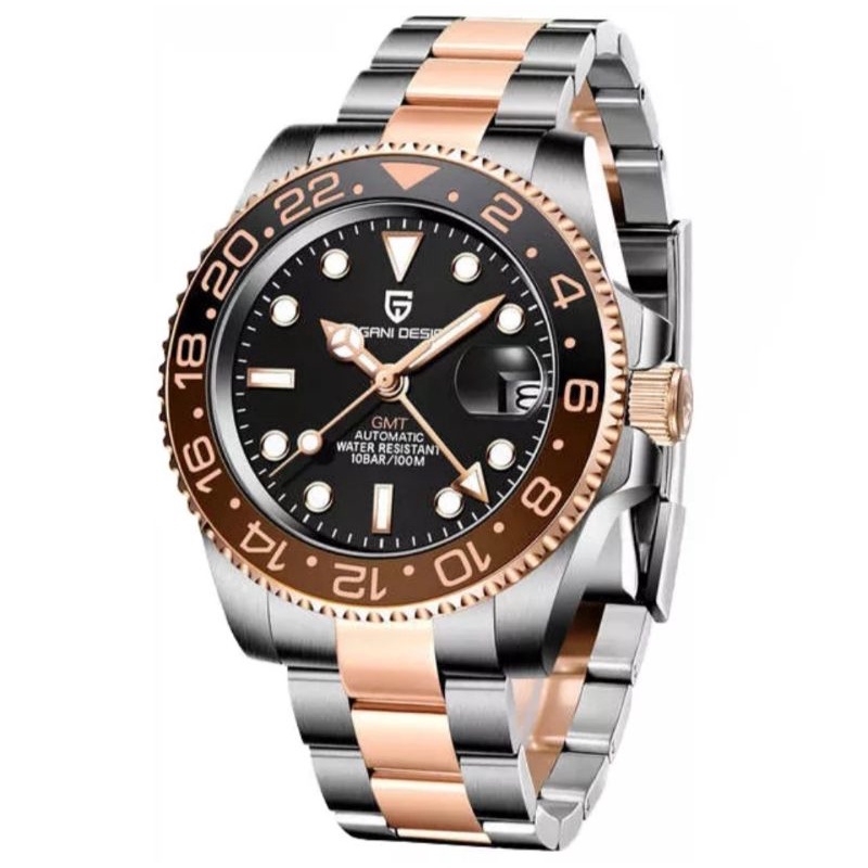 PAGANI DESIGN GMT ROOTBEER 40 MM KACA SAFIR