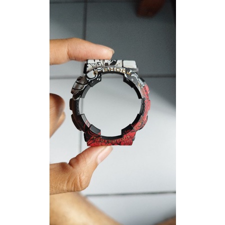 bazel gshock ga110 ga100, g-shock, one piece, x one piece, karet jam
