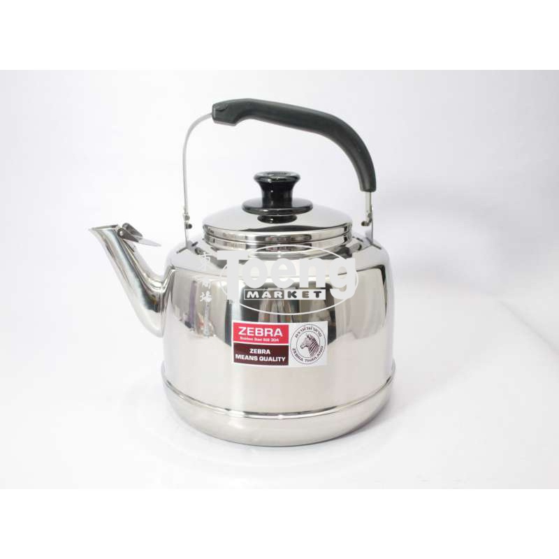 WHISTLE KETTLE 7.5L ZEBRA / TEKO BUNYI / TEKO AIR STAINLESS ZEBRA