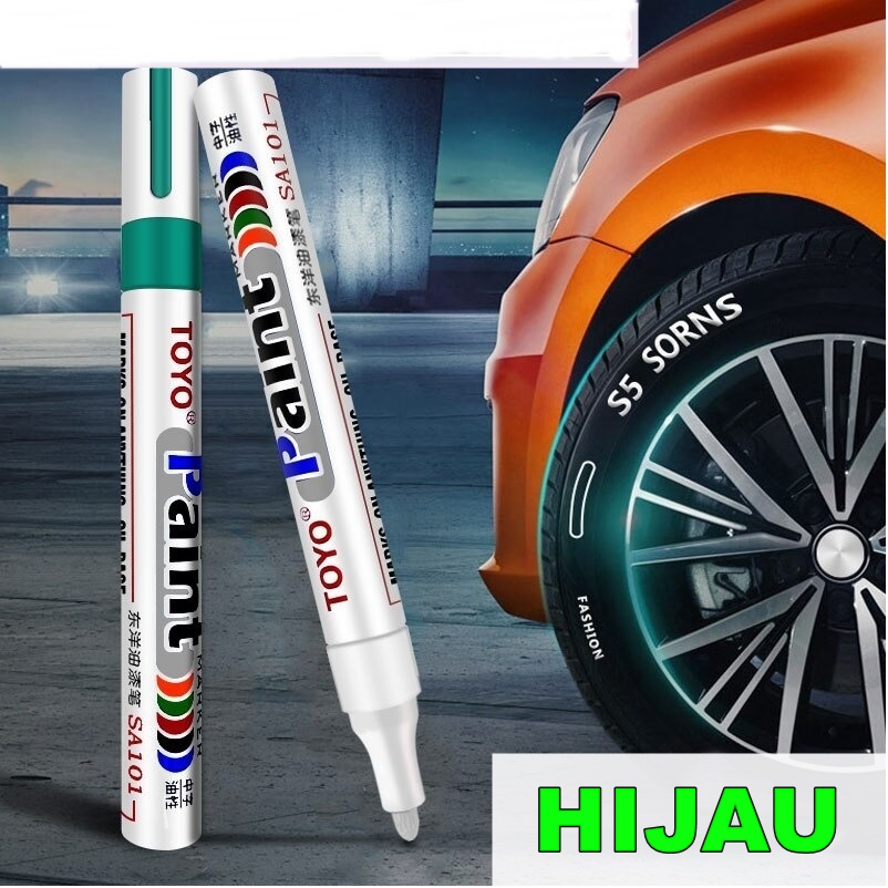 Toyo paint marker Original Spidol Ban - Hijau