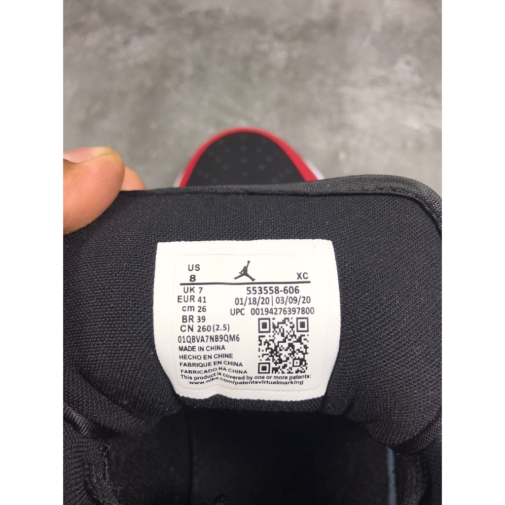 Air Jordan Low 1 Varisty Red, 100% Real Pic.