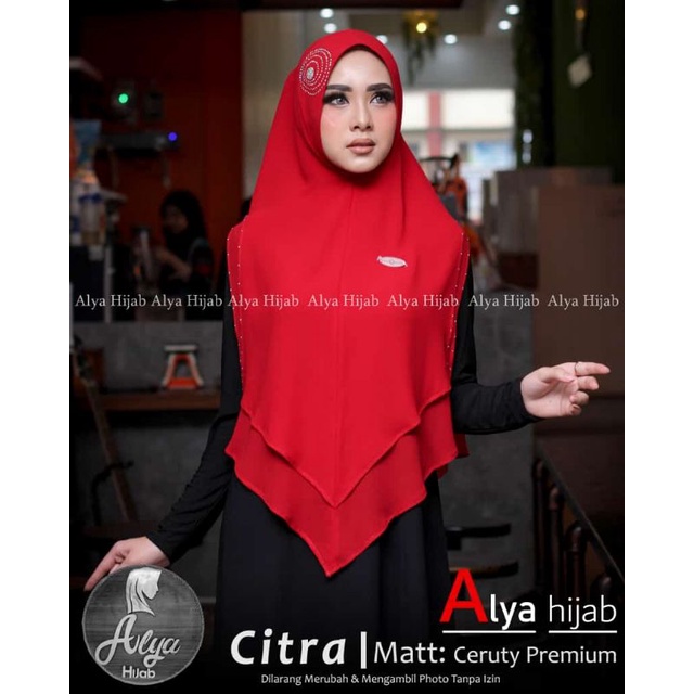 HIJAB KHIMAR SYARII CITRA BY ALYA