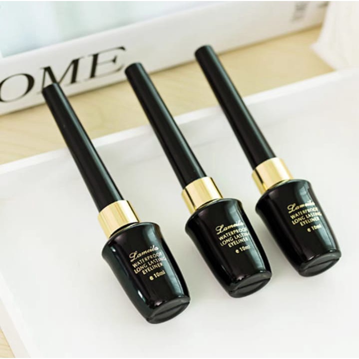 Lameila Eye Liner Anti Air Keringat Warna Hitam 10ml 760