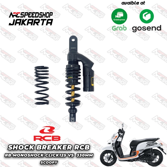 Shockbreaker Rcb Vs Series 330Mm Monoshock Honda Scoopy #Original
