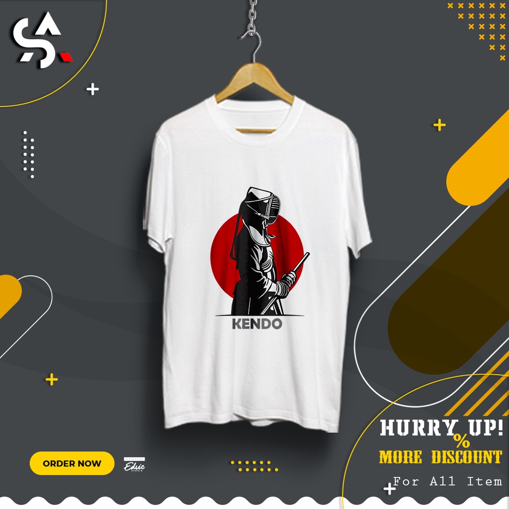 baju kaos M1 - Samurai - 11 pria distro t shirt murah keren dewasa Baju distro Kaos pria wanita