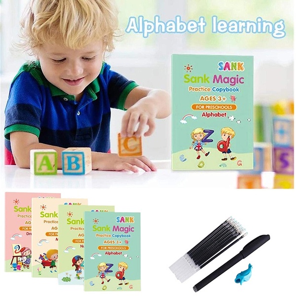 

Buku Sank Majic Belajar Menulis Anak-anak Practice Drawing Painting Writing book Copy Book 3D Anak TK Sekolah