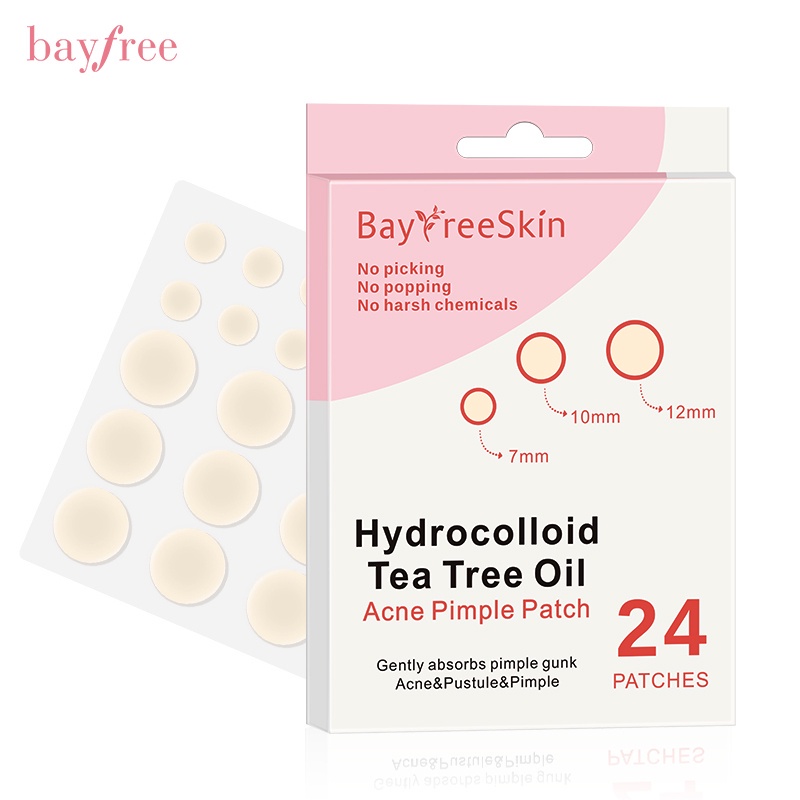 (READY &amp; ORI) BAYFREE Hydrocolloid Tea Tree Oil Acne Pimple Patch BF-TL03