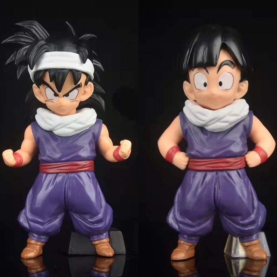 Anime Dragon Ball Z Son Gohan Goten 12cm PVC Action Figure Model Ornamen Mobil Desktop Figure